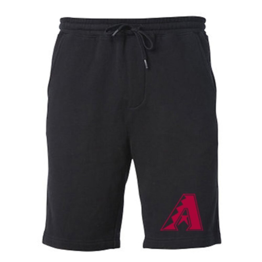 NEW Arizona Diamondbacks Color Pop Fleece Sweat Shorts Pants BLACK